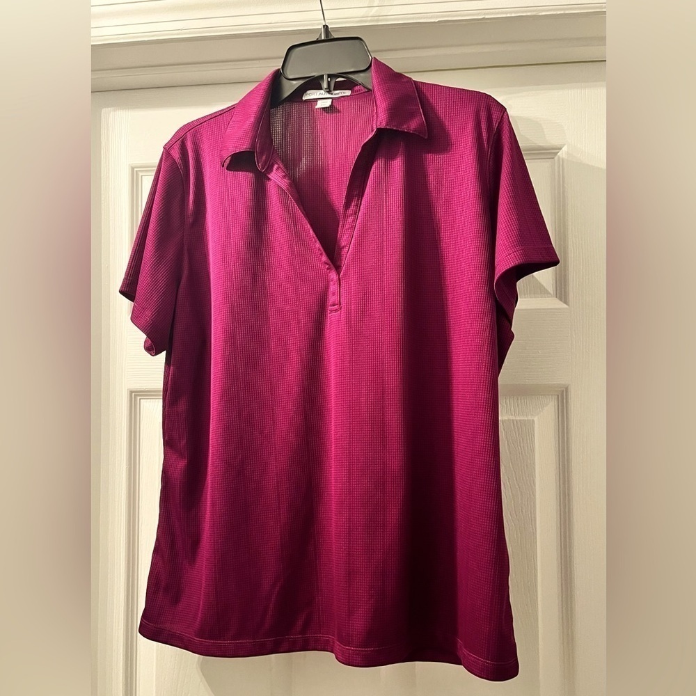 Port Authority women’s pullover burgundy/wine xxl